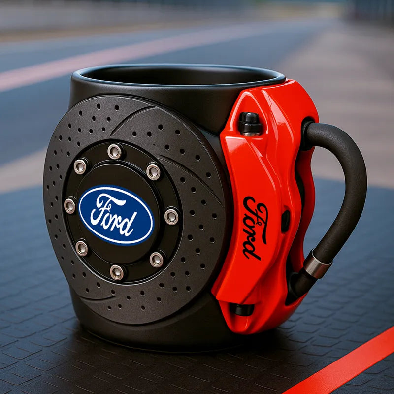 Regalo para entusiastas del automóvil: taza de café con disco de freno.