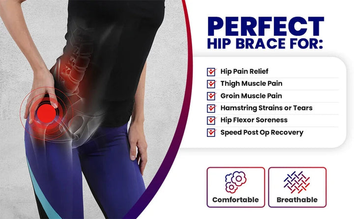 Mejora tu salud con este soporte de cadera ortopédico unisex. Ideal para aliviar el dolor y estabilizar.