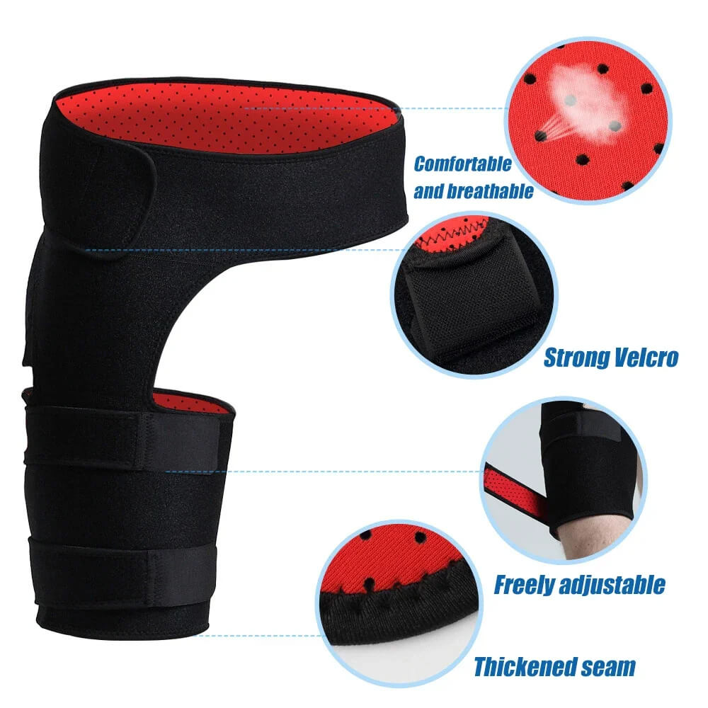 Estabilizador de cadera unisex ortopédico, ideal para soporte lumbar, dolor articular y recuperación deportiva.