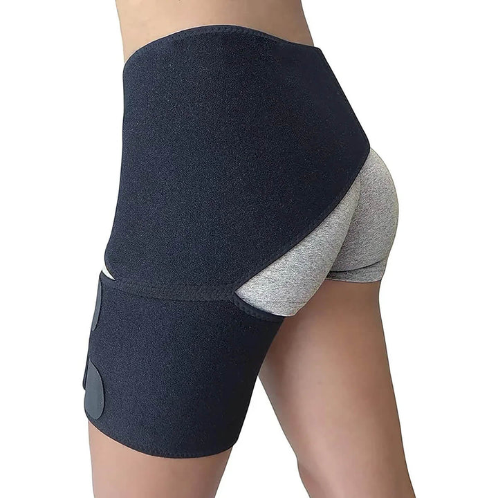 Soporte de cadera ortopédico unisex para estabilización efectiva y alivio del dolor articular.