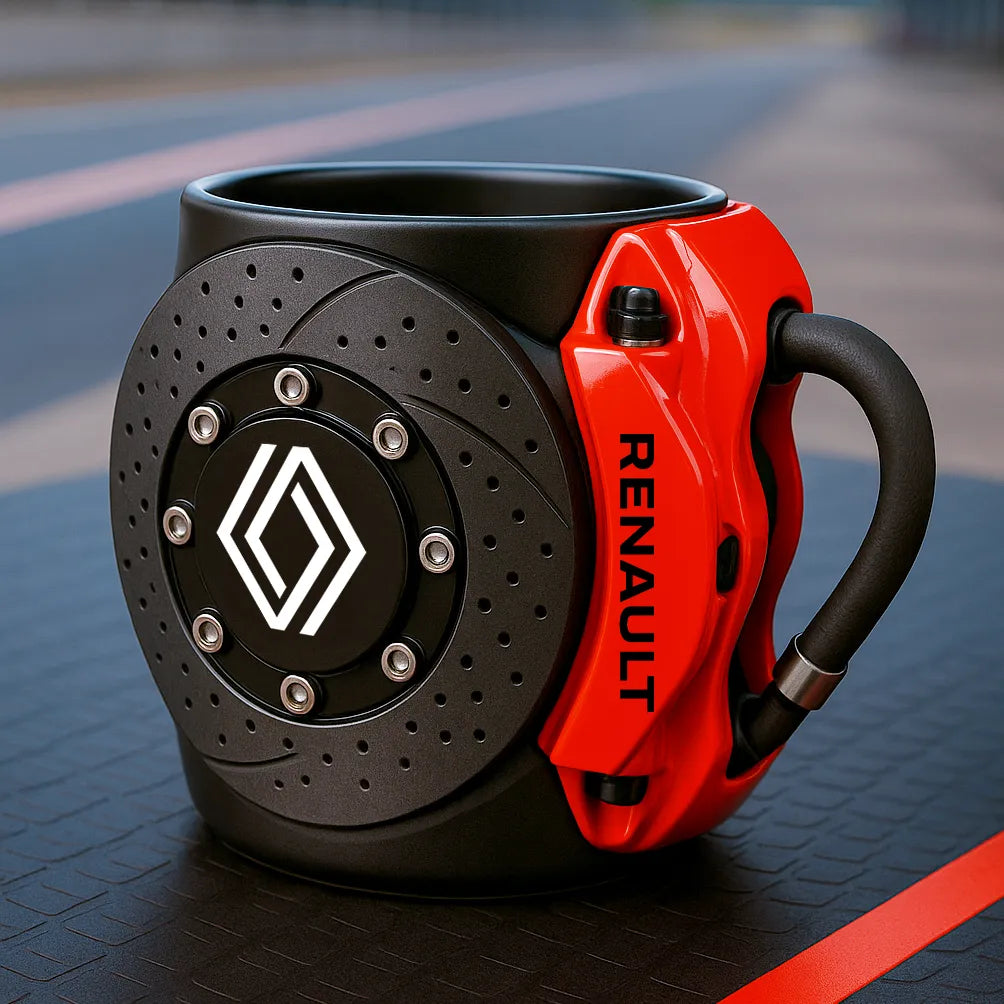 Accesorios coche: taza disco de freno, ideal para cualquier aficionado.