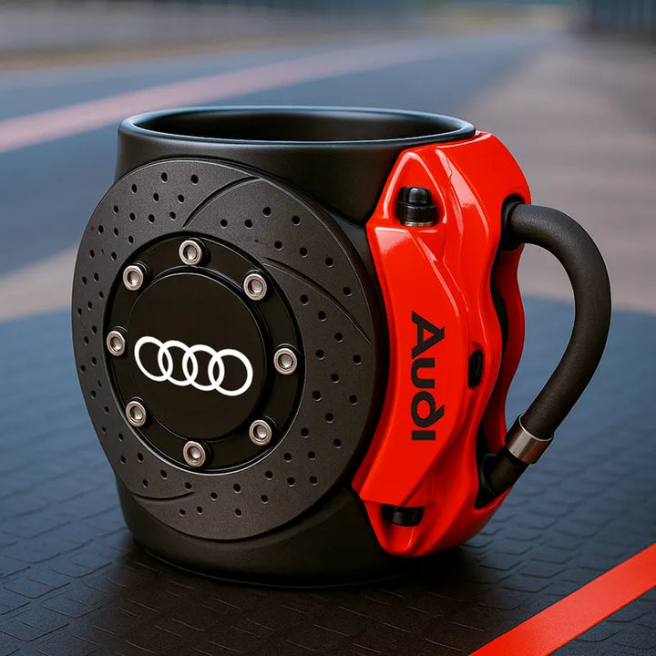 Regalo ideal para un aficionado a los coches: taza disco de freno unisex.