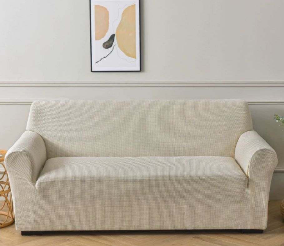 Funda de sofá elástica impermeable, protectora y lavable para muebles de sala. Protección y decoración.