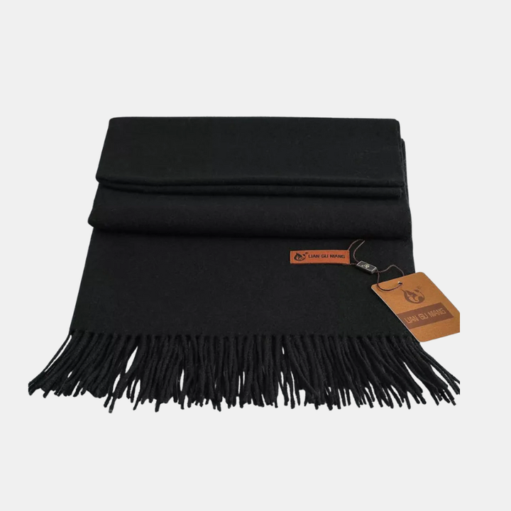 Lujosa bufanda de cachemira para mujer, accesorio de moda invernal, tacto insuperable.