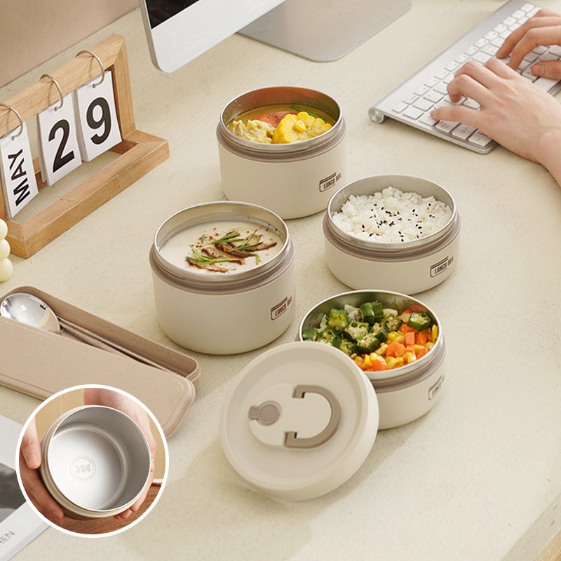 ThermoBox térmica portátil con varios niveles, para adultos y niños, fácil de transportar.