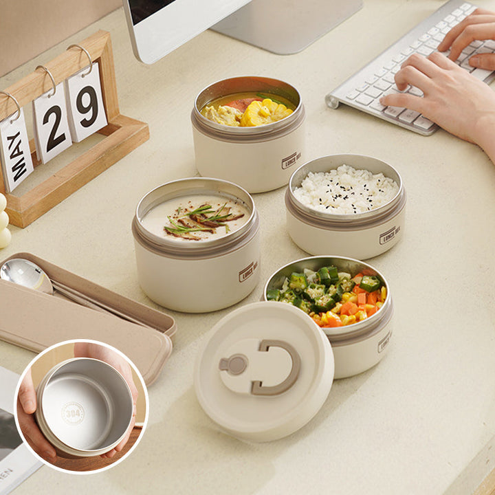 ThermoBox térmica portátil con varios niveles, para adultos y niños, fácil de transportar.
