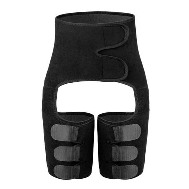 Faja moldeadora de muslos de talle alto para mujer, compresión y soporte abdominal.