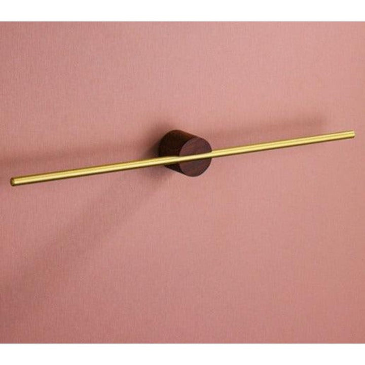 Toallero de pared para baño, barra recta bicolor, un diseño moderno que ahorra espacio y decora.