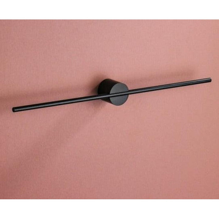 Toallero de pared moderno, diseño bicolor con barra recta, perfecto para actualizar tu baño.