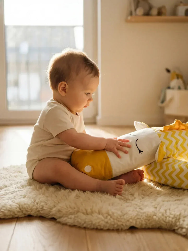 Bumper de cuna de algodón estampado de cebra, suave y protector para la cabeza y el cuerpo del bebé.