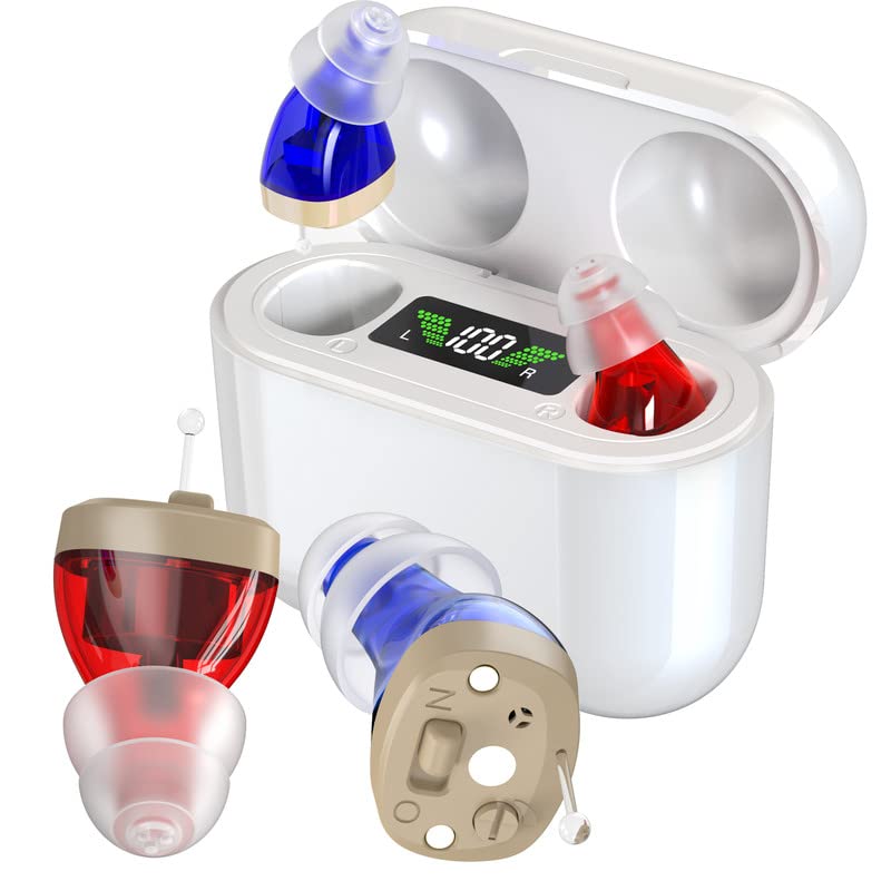 Audífonos recargables inteligentes para audición clara. Tecnología avanzada, amplificación de sonido discreta y bienestar auditivo.