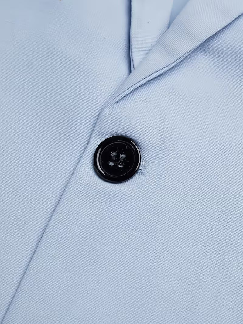 Traje moderno slim fit de dos piezas para hombre. Estilo contemporáneo y formal, ideal para eventos especiales y negocios.