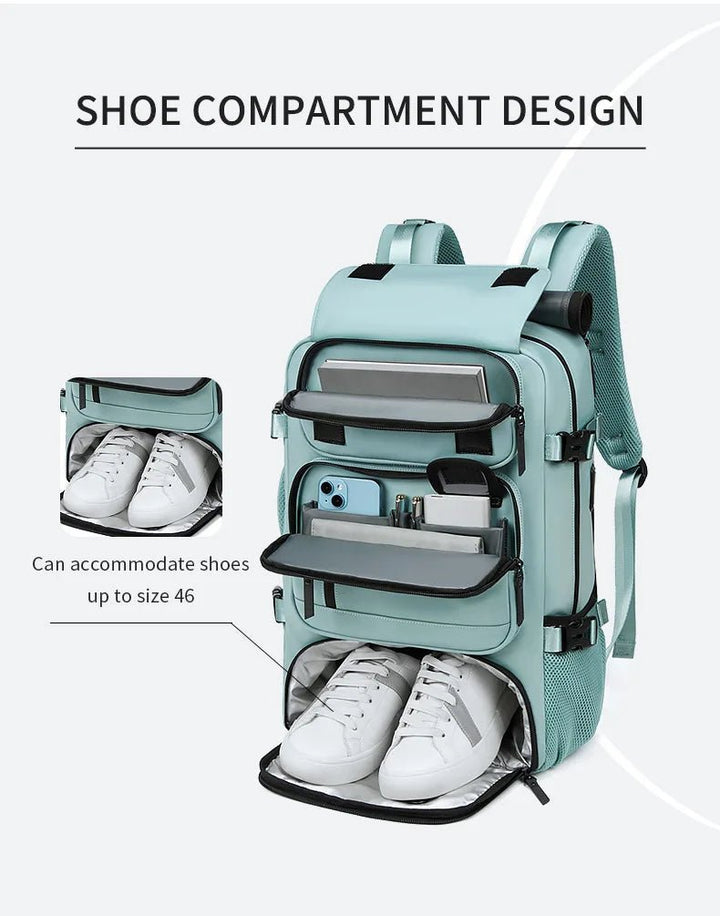 Mochila unisex cómoda e impermeable, diseño urbano y versátil. Perfecta para uso diario, trabajo o escapadas de fin de semana.