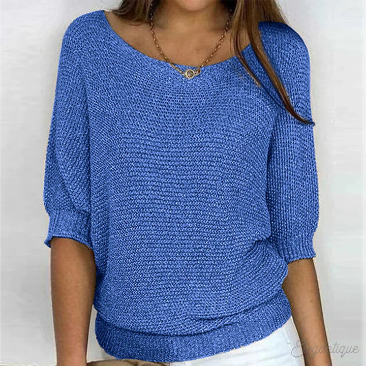 Suéter de moda para mujer, diseño versátil. Ideal para prendas de transición entre otoño e invierno.