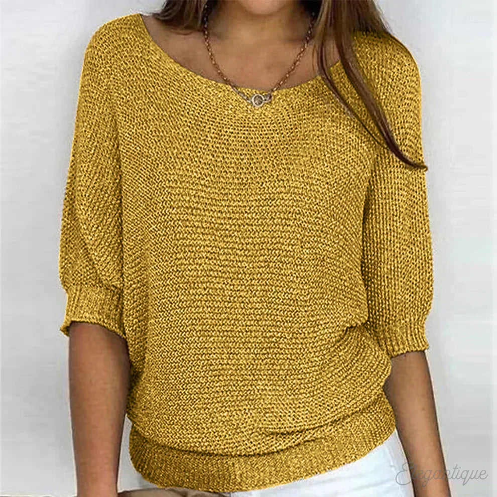 Jersey de mujer suave y con estilo, para un look elegante y casual en cualquier ocasión de otoño/invierno.