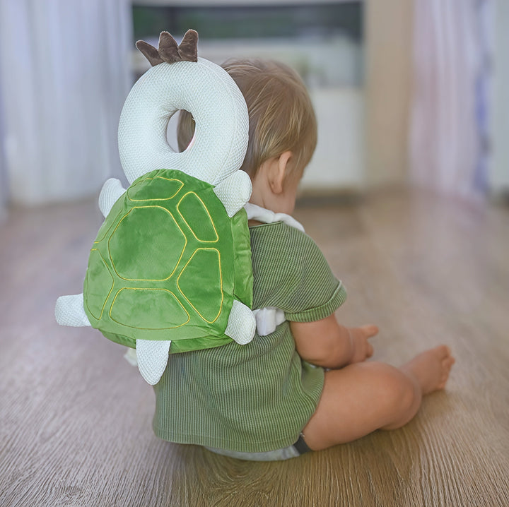 Mochila acolchada protectora para la cabeza y espalda de bebés, ideal para gatear y primeros pasos, seguridad infantil.