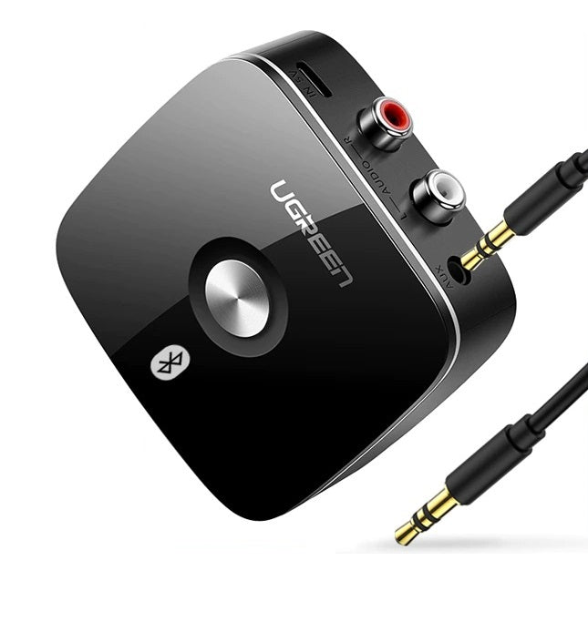 Receptor Bluetooth 5.0 aptX de baja latencia para streaming de audio inalámbrico en tu sistema de sonido.