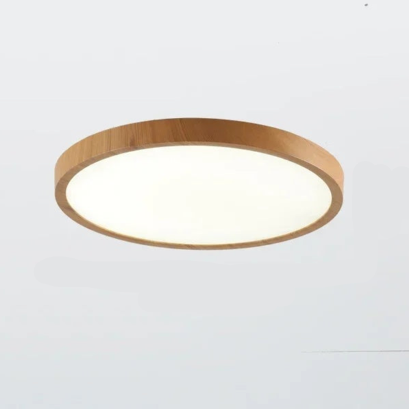 Lámpara de techo LED circular ultradelgada. Estilo minimalista que realza la decoración del hogar con luz moderna.