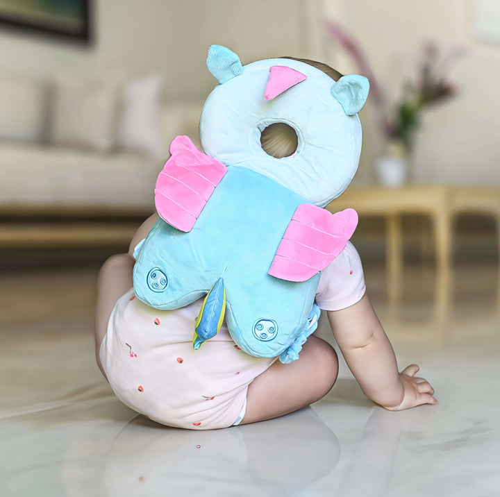 Protector de cabeza y espalda para niños pequeños, mochila de seguridad acolchada esencial para aprender a caminar.