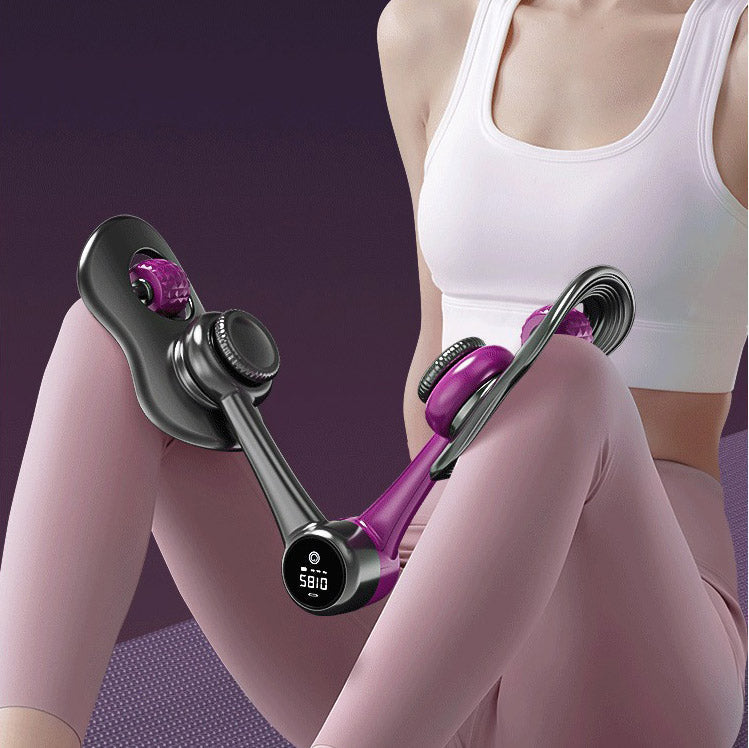 Dispositivo Kegel rotatorio para salud pélvica y glúteos. Fortalece muslos internos y core. Unisex.