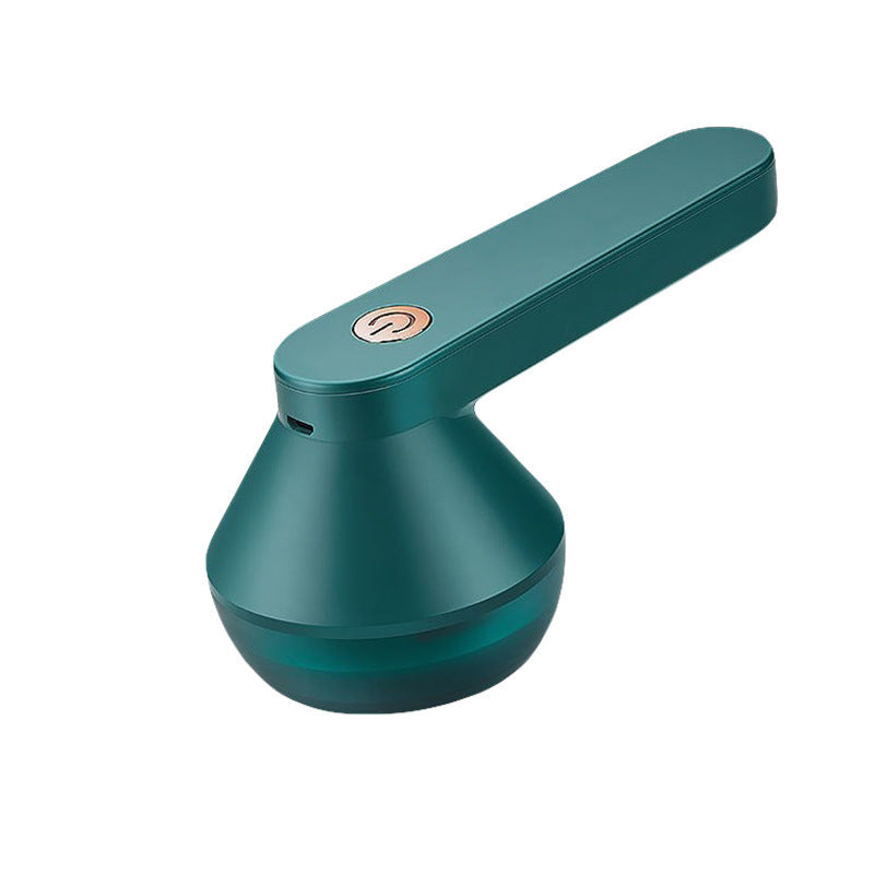 Quitapelusas eficiente y recargable, mostrando su diseño ergonómico para el hogar.