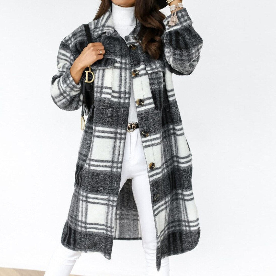 Ropa exterior de mujer para invierno, abrigo elegante que ofrece calidez y máximo confort.
