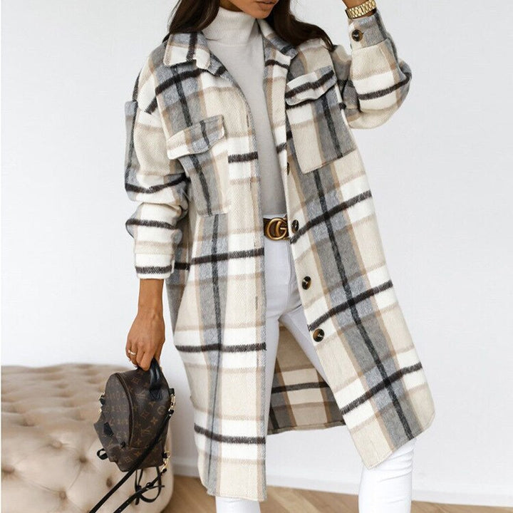 Abrigo sofisticado para mujer, perfecto para invierno, proporciona calidez y un look con estilo.