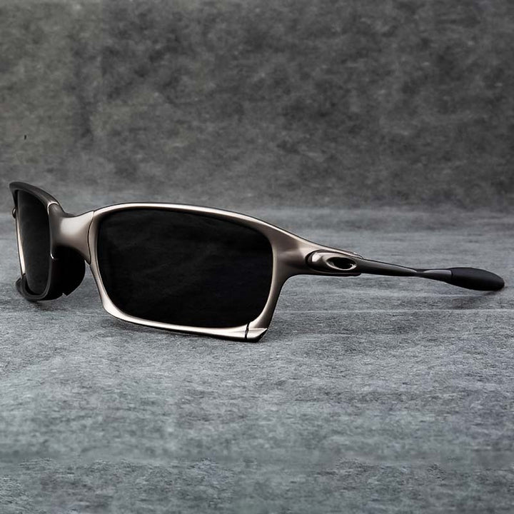 Gafas de sol rectangulares UV400 polarizadas para viajeros, protección total contra rayos UV.