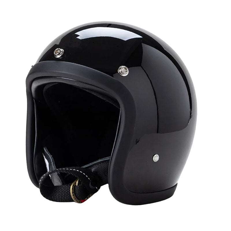 Casco de motocicleta retro unisex, certificado DOT/ECE, estilo vintage para chopper y cruiser.