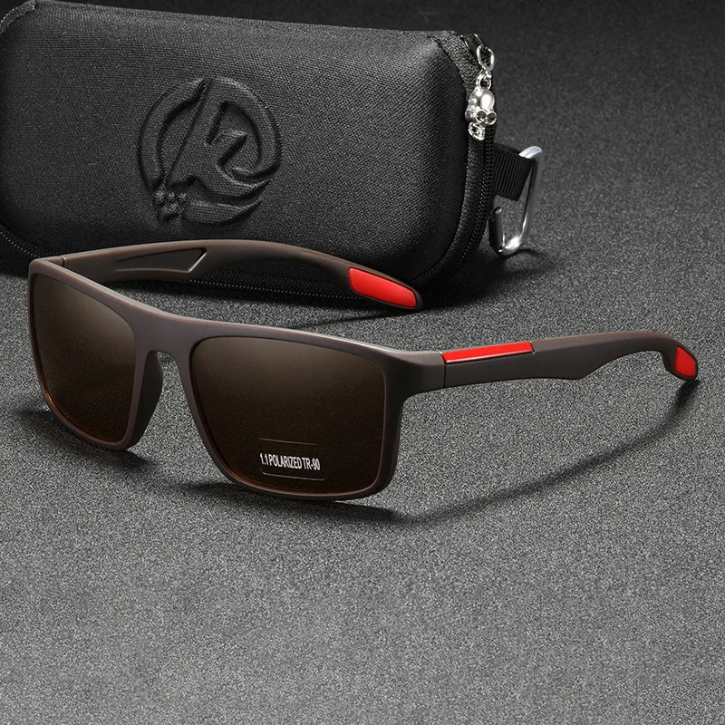Gafas de sol de estilo moderno TR90, polarizadas y ultraligeras, para ambos sexos.