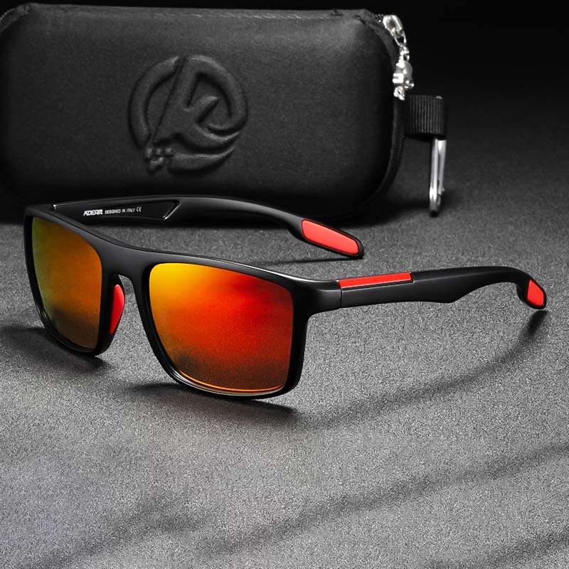 Gafas de sol deportivas polarizadas TR90 para hombre y mujer, con protección UV.