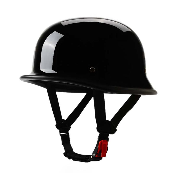 Casco de motocicleta abierto vintage Avalor. Protección ECE DOT para estilo retro y seguridad urbana.