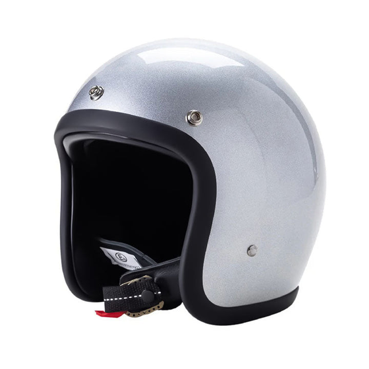 Fibra de vidrio: Casco de motocicleta retro unisex, con certificaciones DOT y ECE.