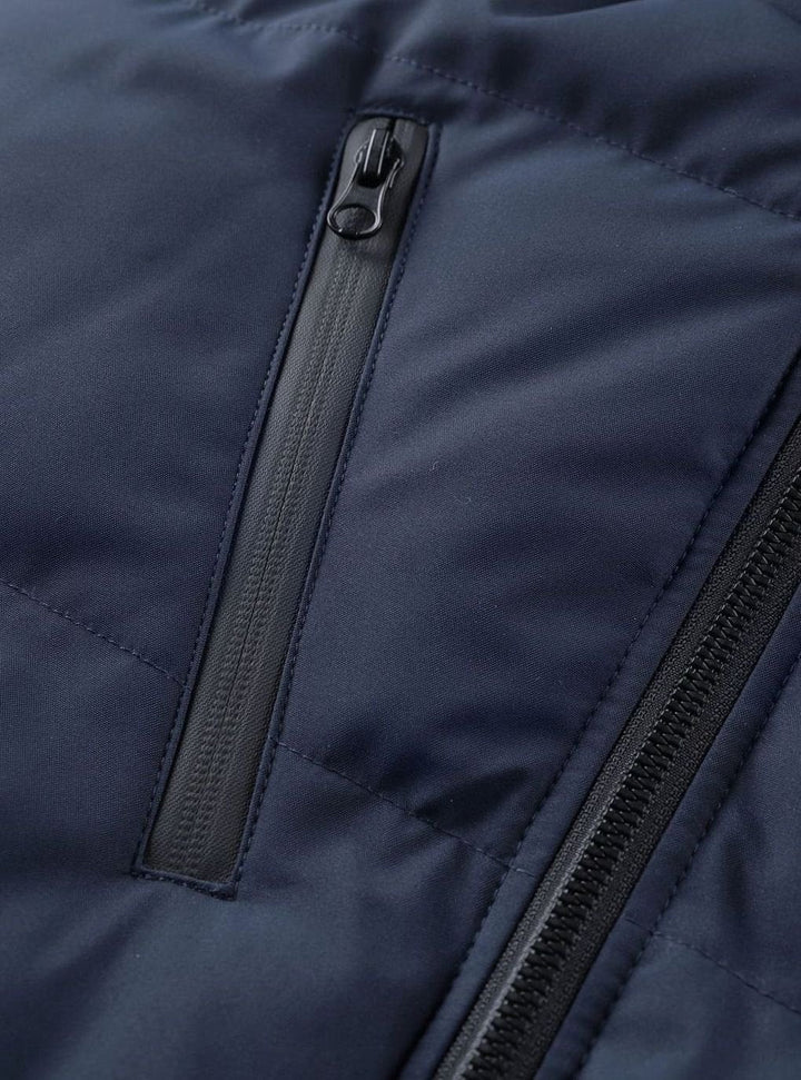 Chaqueta acolchada para hombre, con capucha ajustable, cálida y para invierno.