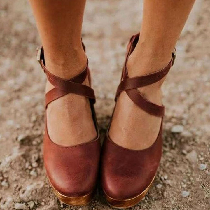 Zapatos Mary Jane estilo vintage, tacón cómodo, para mujer, elegantes y de comodidad duradera.