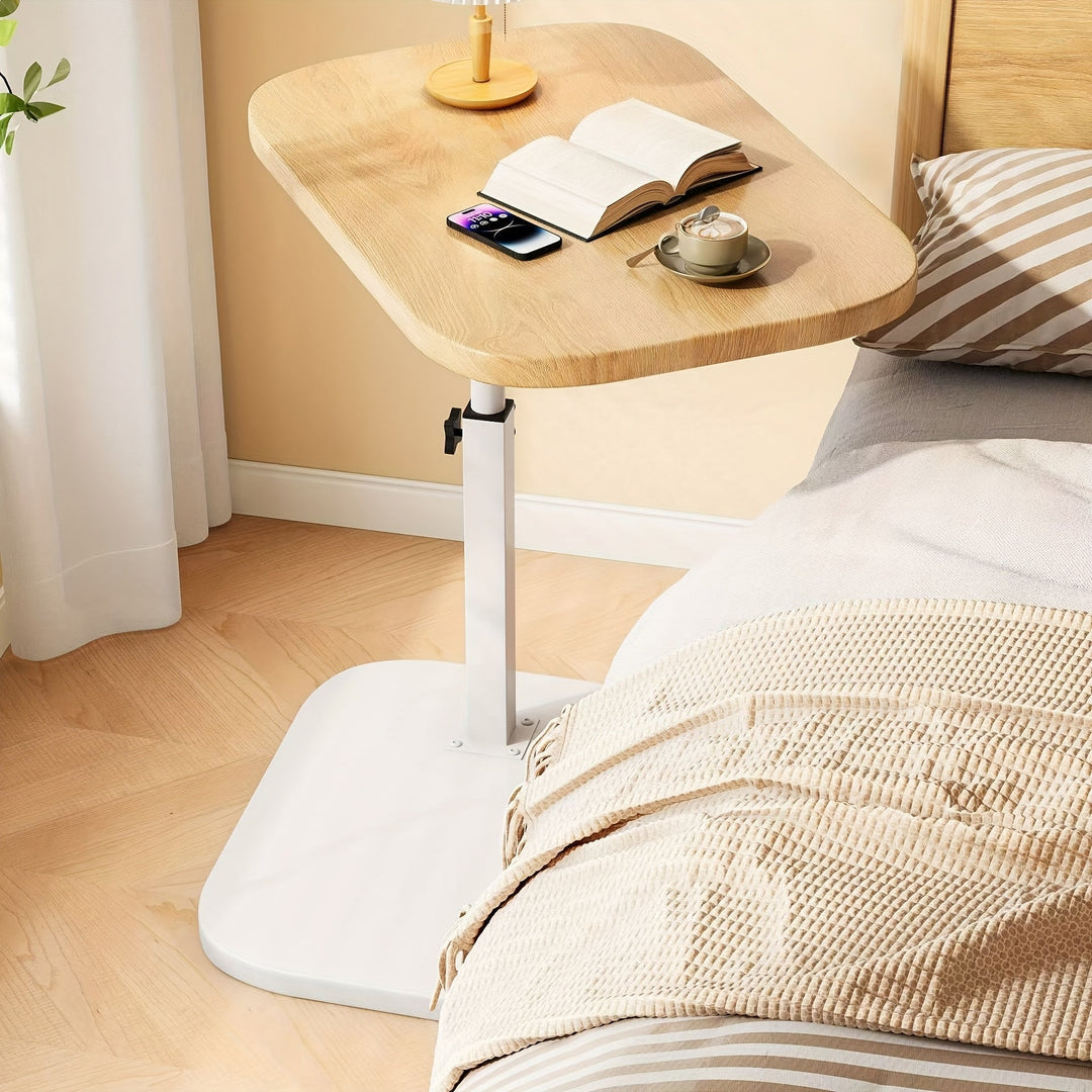 Mesa lateral multifuncional y estilosa, mueble ajustable que complementa la decoración de tu salón o dormitorio.