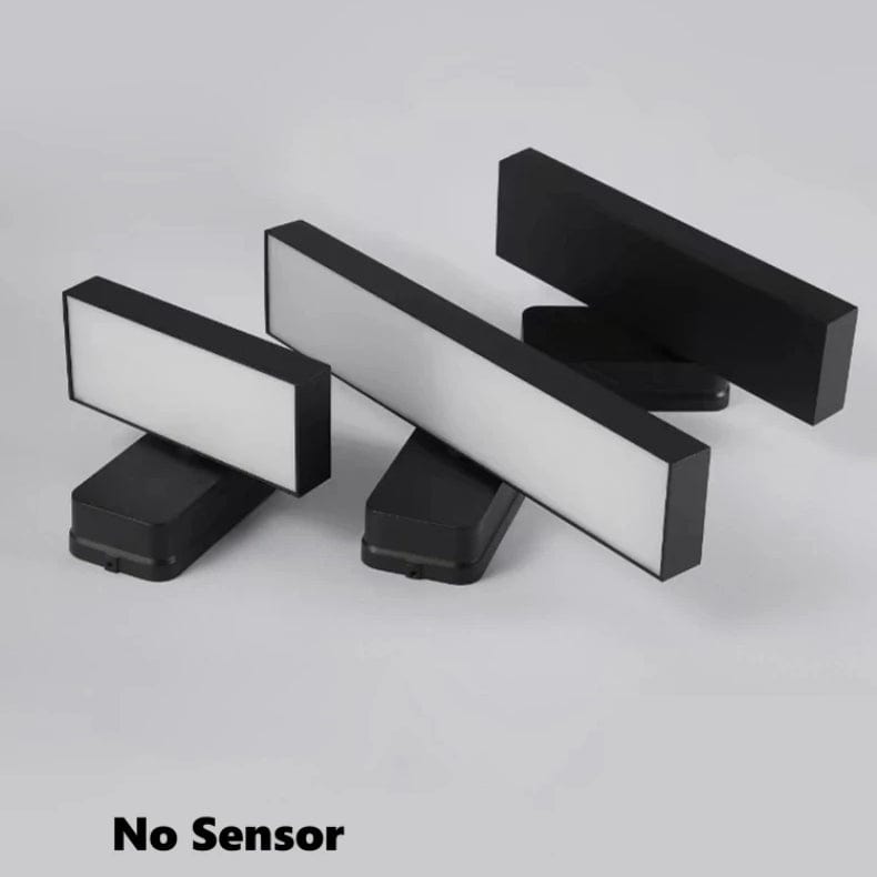 Luz de pared exterior Tuya compatible, LED con sensor de movimiento, rotatoria y IP65.