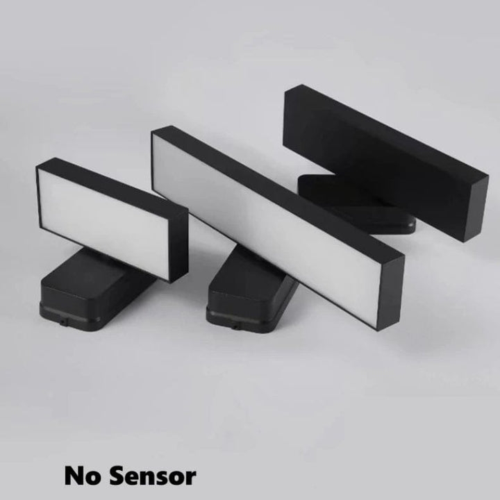 Luz de pared exterior Tuya compatible, LED con sensor de movimiento, rotatoria y IP65.