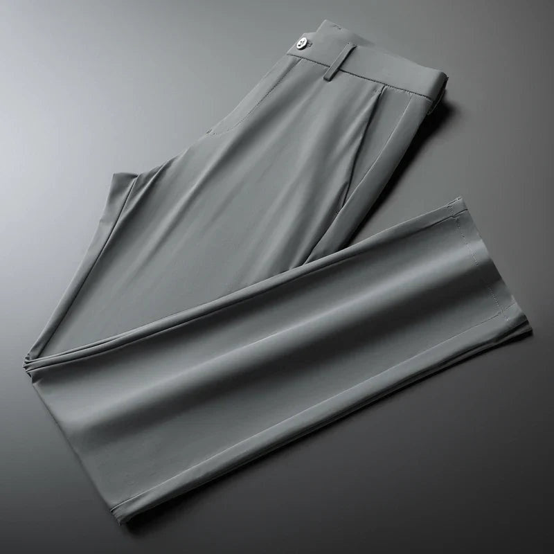 Pantalón de vestir casual: chino slim elástico para hombre, versátil y con estilo, ropa elegante.