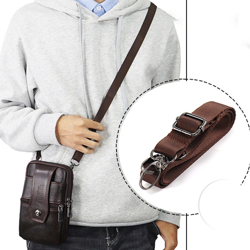 Bolso de viaje vintage para hombre, en cuero duradero. Confortable y con diseño práctico.