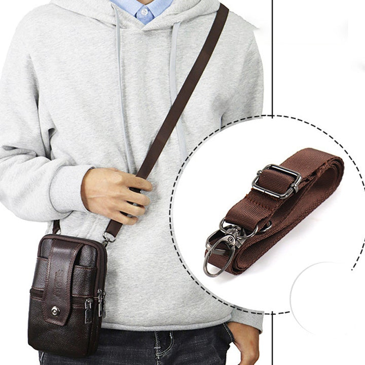 Bolso de viaje vintage para hombre, en cuero duradero. Confortable y con diseño práctico.