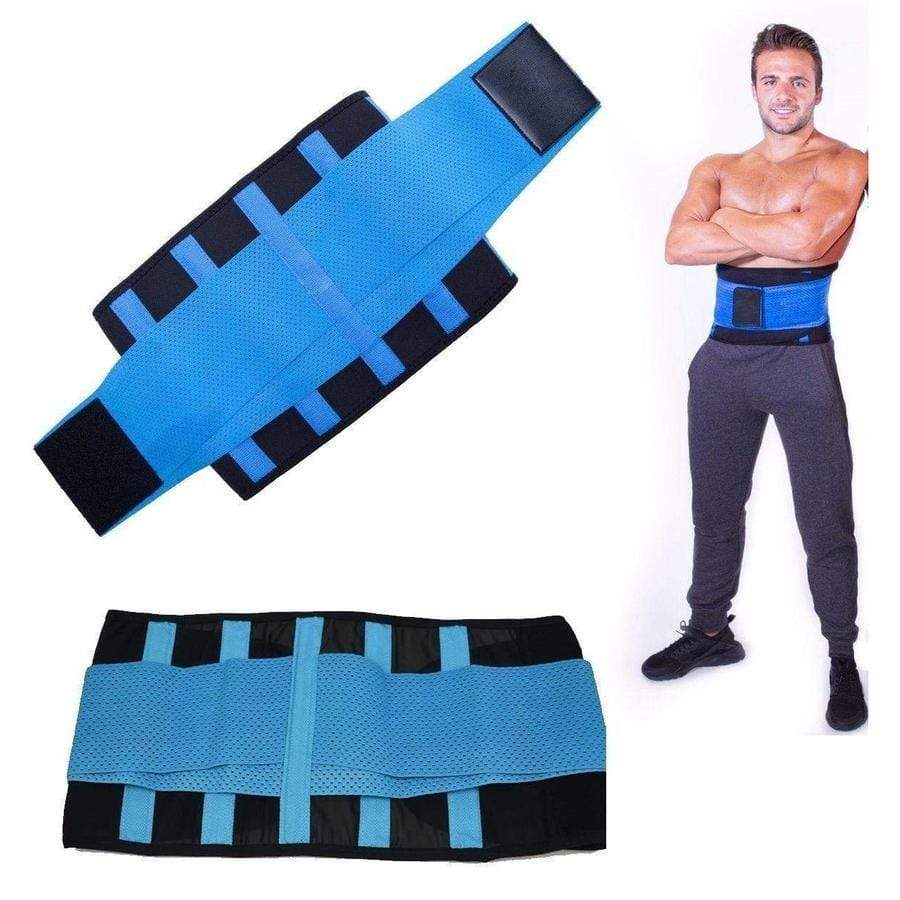 Faja de sudor ajustable para hombre, ajuste cómodo y compresión para quemar grasa.