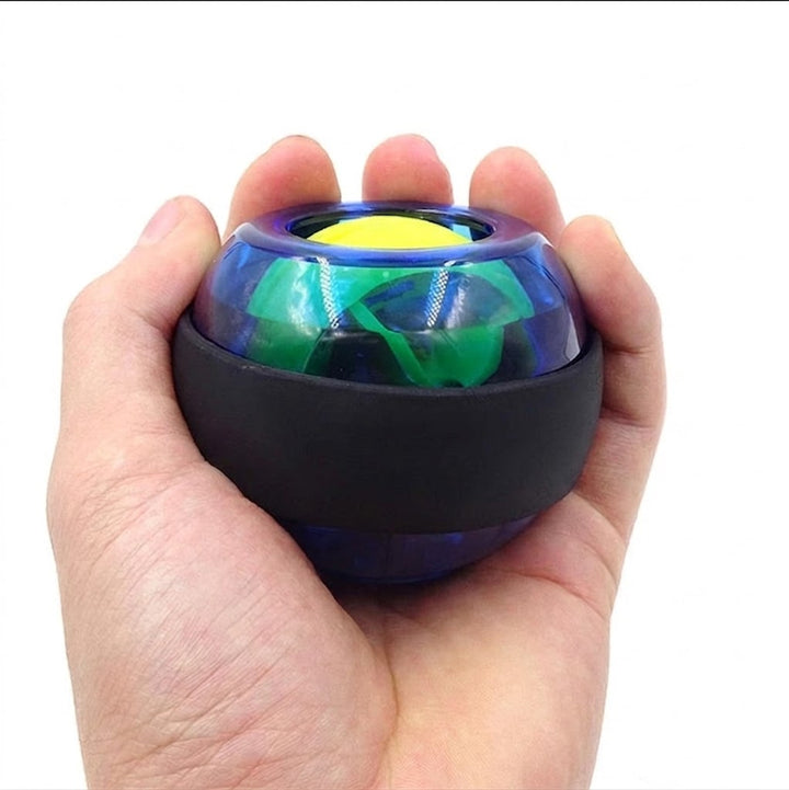 Powerball portátil para ejercicio de brazo y muñeca en casa. Mejora la fuerza de agarre.