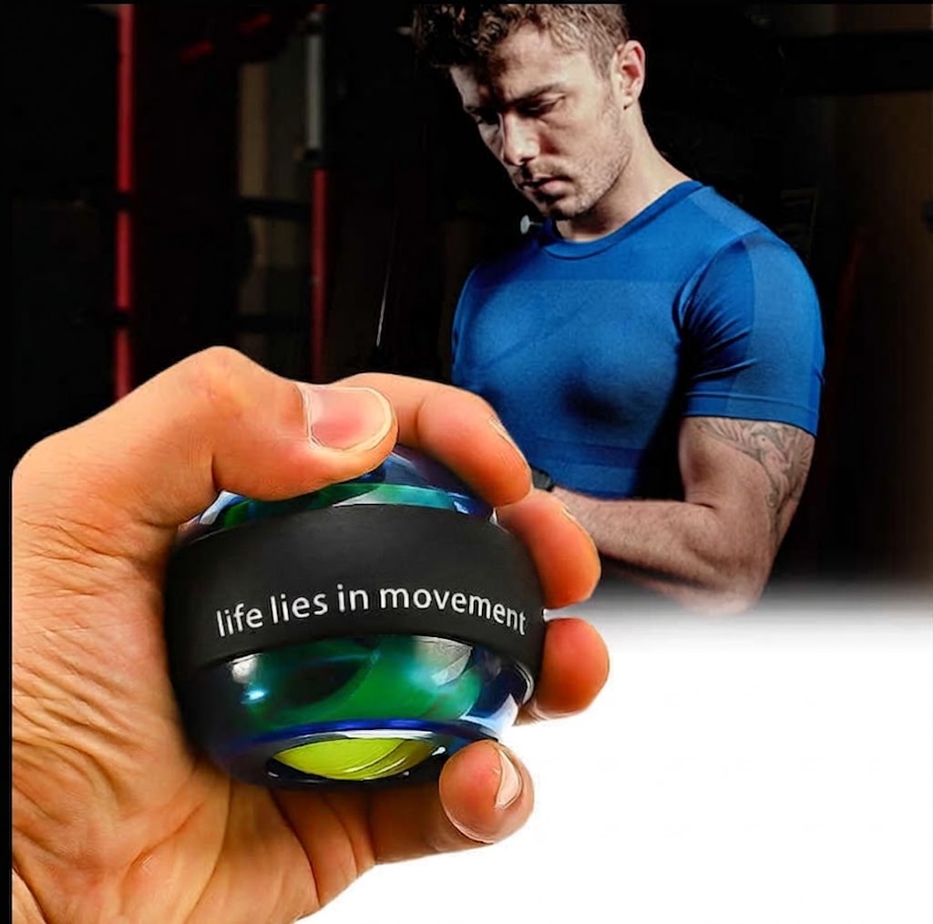 Powerball con giroscopio para entrenamiento de fuerza y agarre. Ejercicio efectivo para brazos.