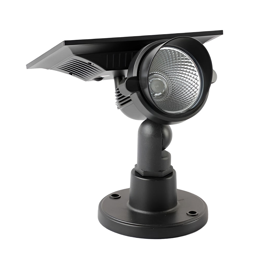 Ilumina tu jardín con este foco solar LED RGB ajustable e impermeable, una decoración exterior eficiente.