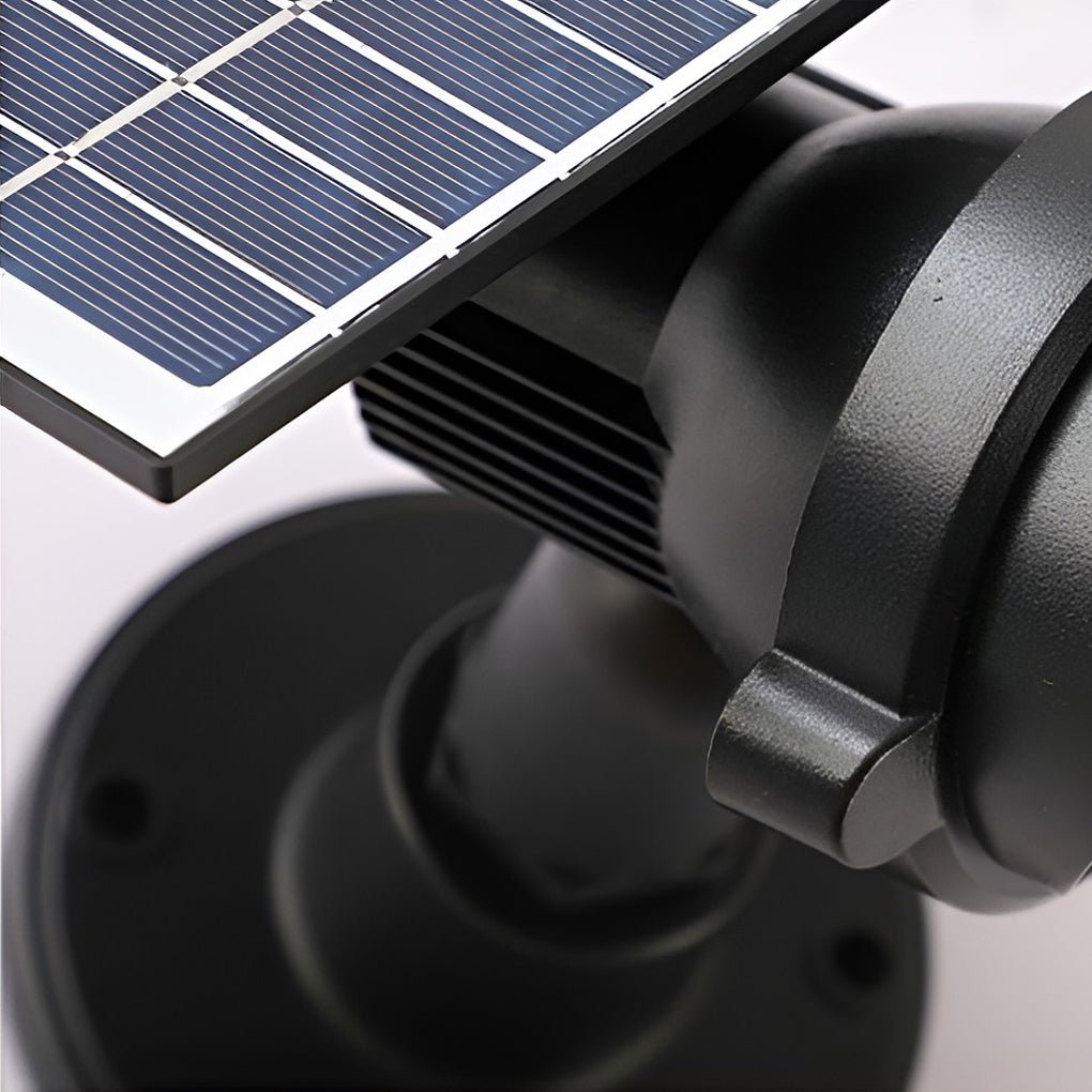 Decoración de jardín con luz solar LED RGB, crea ambientes únicos en patios y villas con iluminación ajustable.