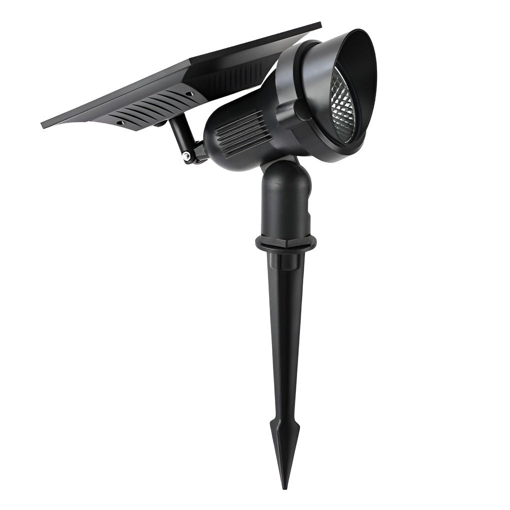 Luz solar exterior multiuso, foco LED RGB ajustable, impermeable para jardín, patio o villa.