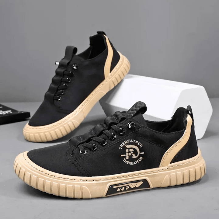 Zapatillas hombre, suela gruesa, ligeras, comodidad urbana, estilo casual moderno.