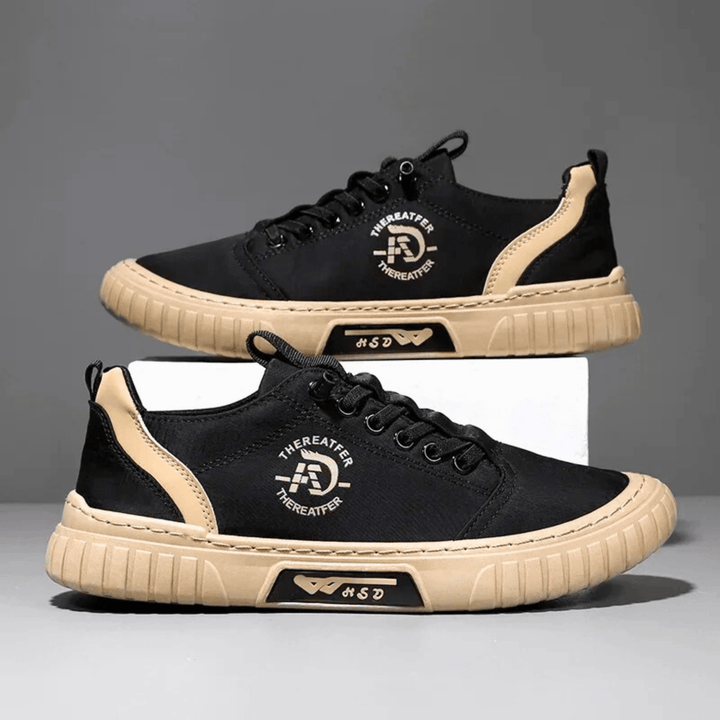 Moda masculina: zapatillas sport de hombre, suela gruesa para soporte, diseño ligero y estilo casual.