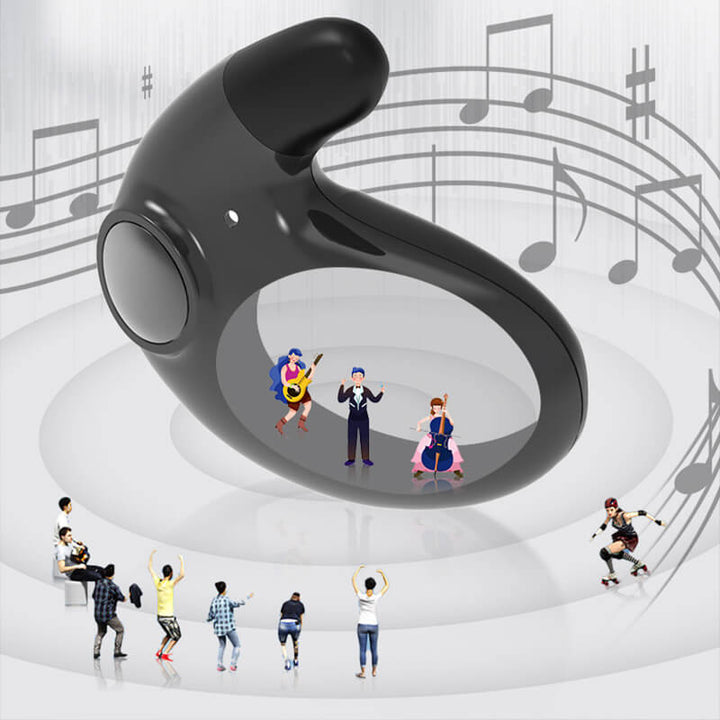 Auriculares invisibles Bluetooth para relajación profunda y música, con cancelación de ruido y máxima comodidad.